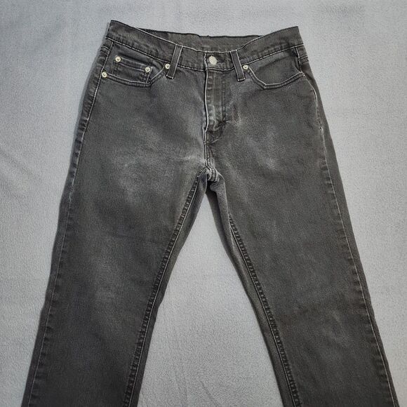 Levi's 541 Men 29X30 (30X28) Black Athletic Taper Fit Jeans - Picture 3 of 13